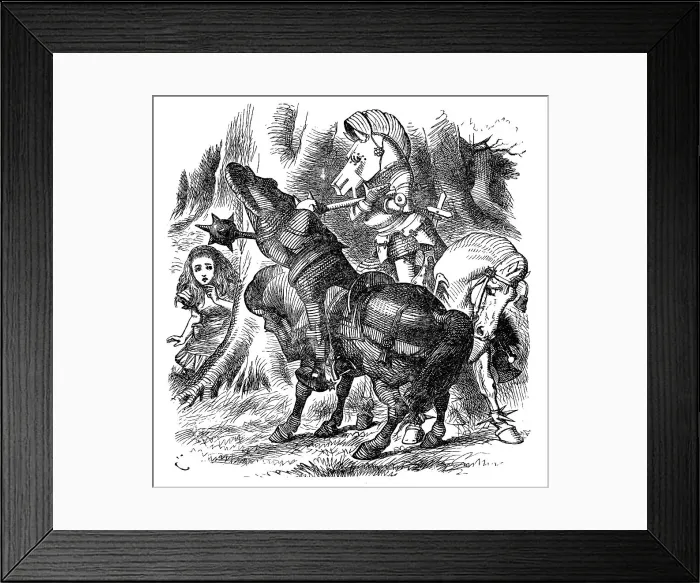 Framed Print : Alice through the looking glass Framed Print : Alice through the looking glass