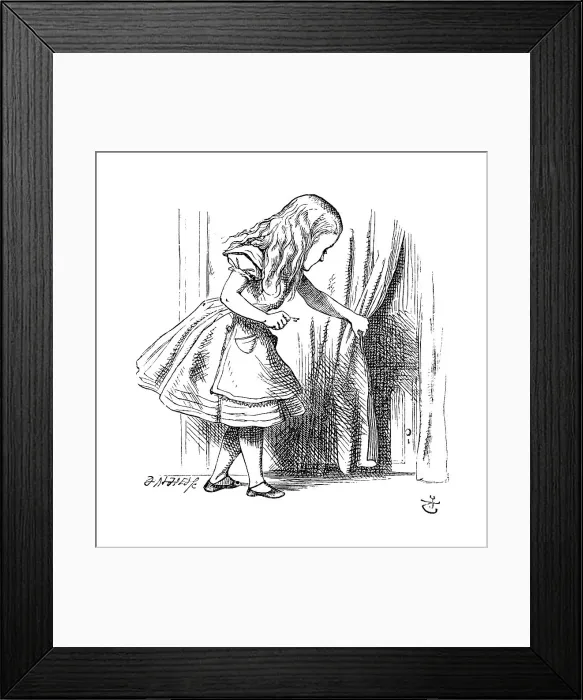 Framed Print : Alice in Wonderland Framed Print : Alice in Wonderland