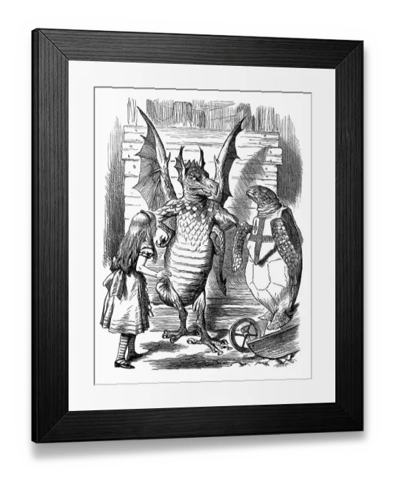 Framed Print : British satire caricature comic cartoon illustration Framed Print : British satire caricature comic cartoon illustration