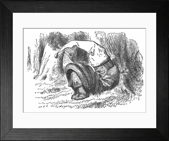 Framed Print : The Red King Sleeping in Through the Looking-Glass Framed Print : The Red King Sleeping in Through the Looking-Glass