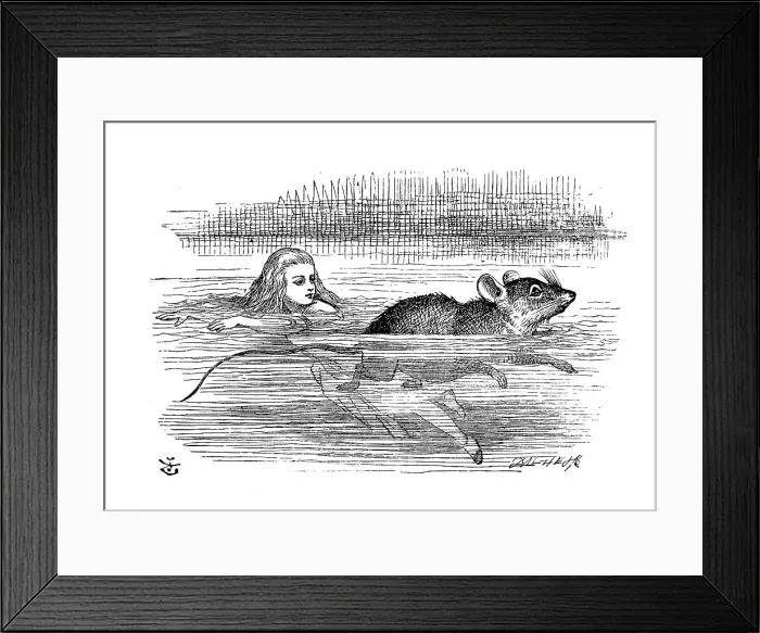 Framed Print : Alice in Wonderland Framed Print : Alice in Wonderland