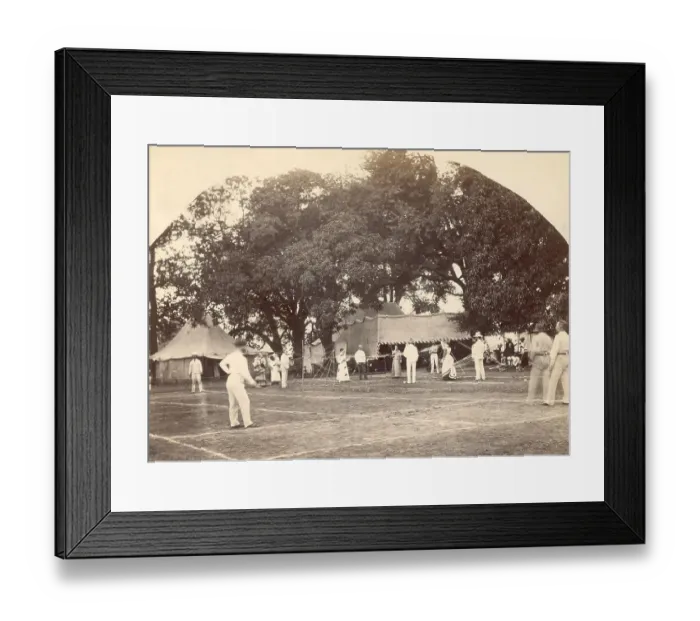 Framed Print : Badminton Players Framed Print : Badminton Players