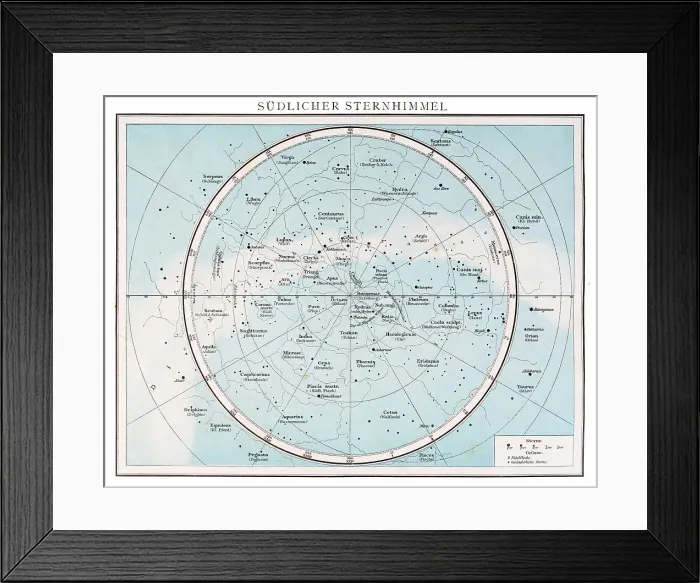 Framed Print : Lunar Map engraving 1896 Framed Print : Lunar Map engraving 1896