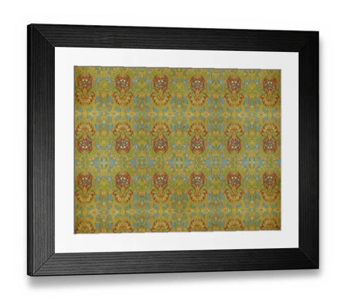 Framed Print : Wallpaper 17th Century Framed Print : Wallpaper 17th Century