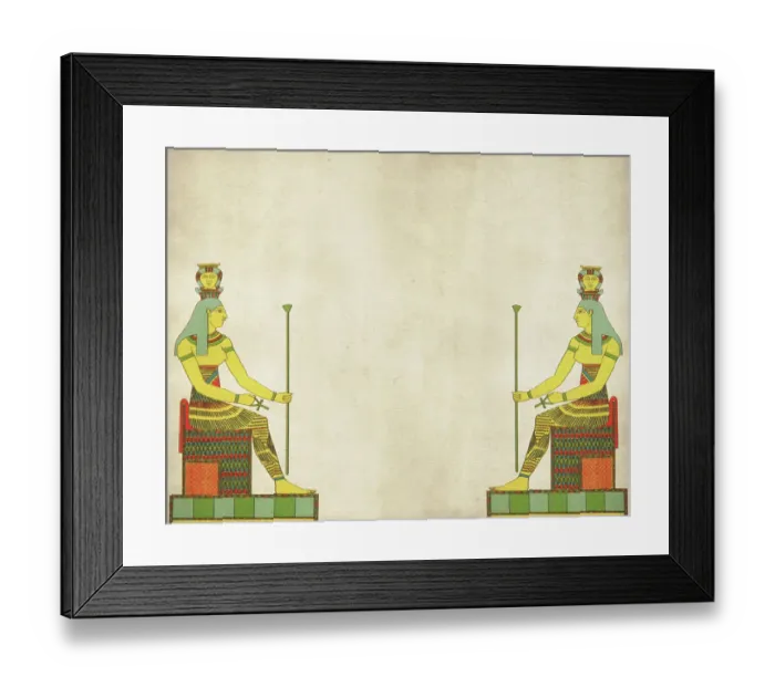 Framed Print : Traditional Egyptian Pharao Ornament Framed Print : Traditional Egyptian Pharao Ornament