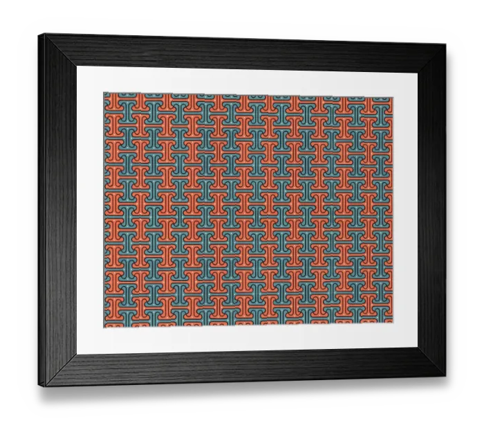 Framed Print : Traditional Egyptian Wallpaper Framed Print : Traditional Egyptian Wallpaper