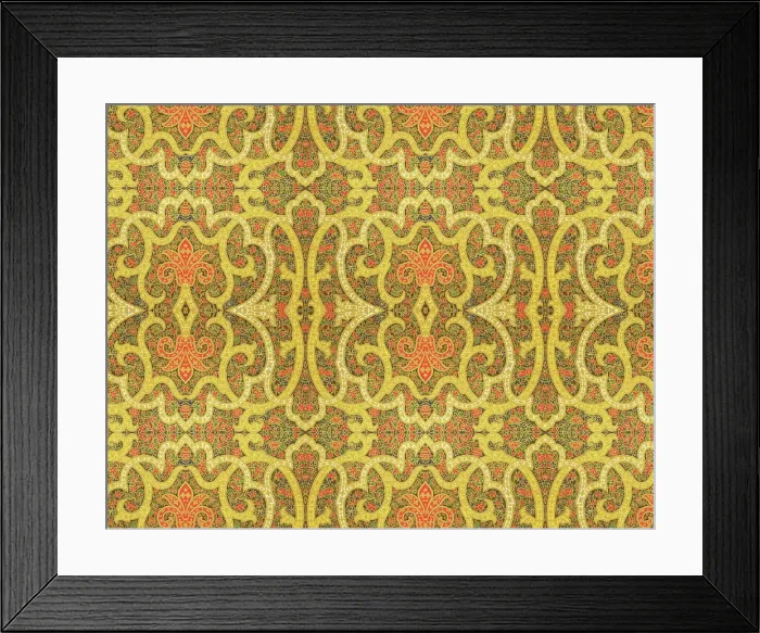 Framed Print : Traditional Indian Wallpaper Framed Print : Traditional Indian Wallpaper