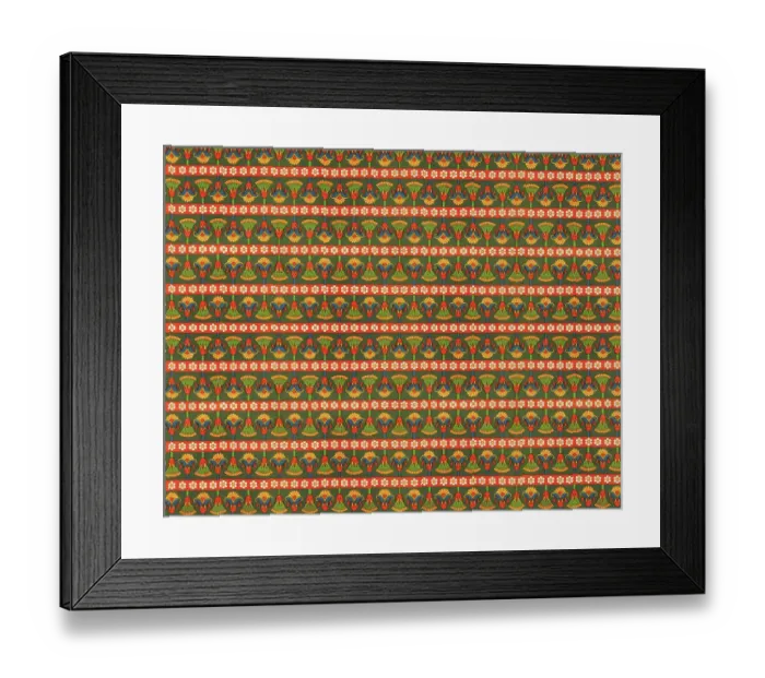 Framed Print : Traditional Egyptian Wallpaper