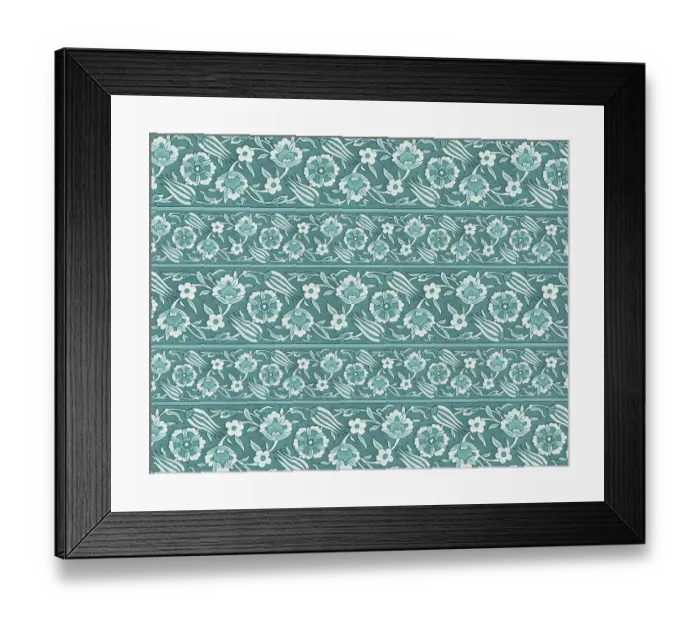 Framed Print : Floral Wallpaper Framed Print : Floral Wallpaper