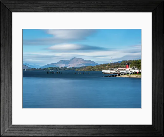 Framed Print : Aerial View over Loch Lomond Scotland Framed Print : Aerial View over Loch Lomond Scotland