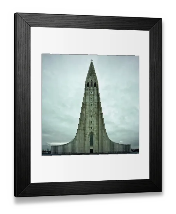 Framed Print : Hallgrimskirkja Church, Reykjavík Framed Print : Hallgrimskirkja Church, Reykjavík