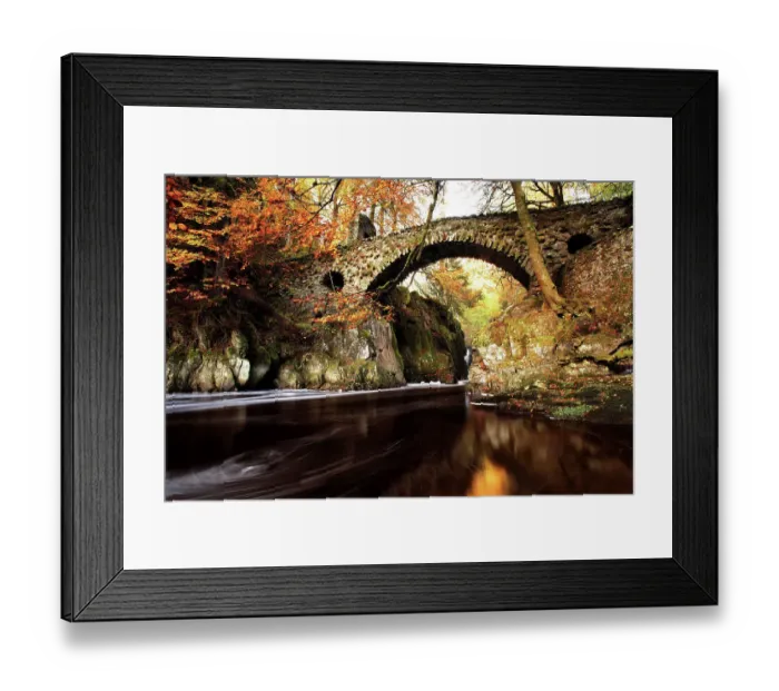 Framed Print : Old stone bridge across stream Framed Print : Old stone bridge across stream