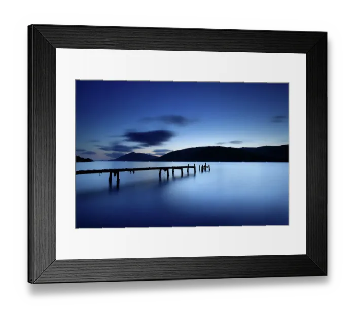 Framed Print : Old dilapidated wooden pier at sunset Framed Print : Old dilapidated wooden pier at sunset