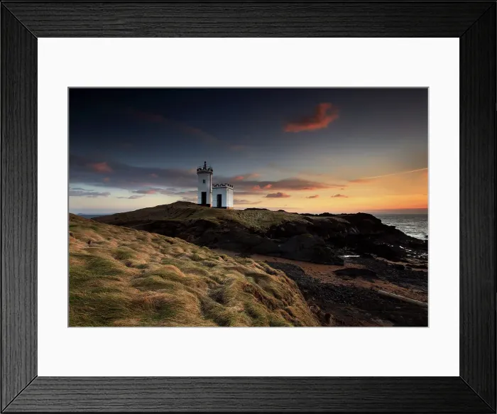 Framed Print : Elie lighthouse at sunset Framed Print : Elie lighthouse at sunset