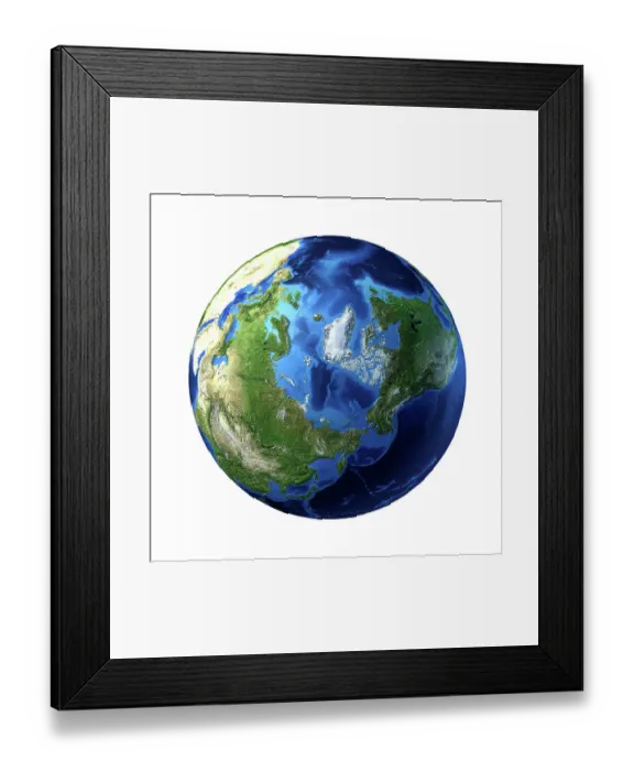 Framed Print : Arctic, artwork Framed Print : Arctic, artwork