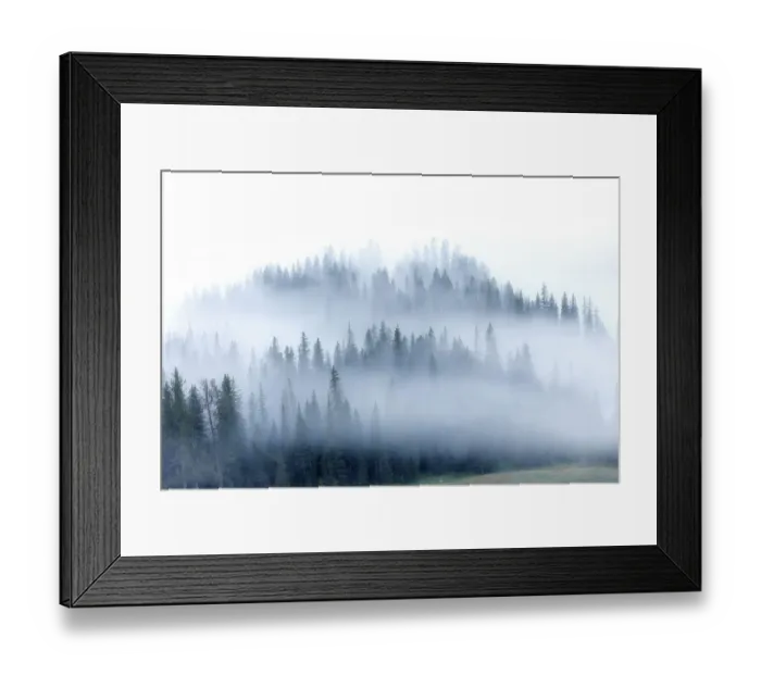 Framed Print : kanas morning fog Framed Print : kanas morning fog