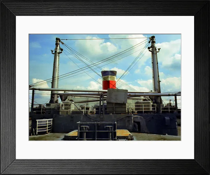 Framed Print : Aft Hatch and Kingposts on Liner United States Framed Print : Aft Hatch and Kingposts on Liner United States
