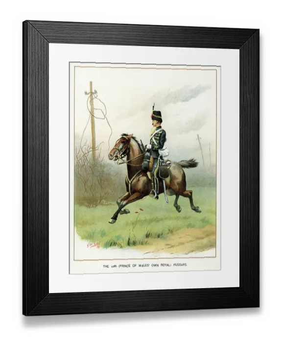 Framed Print : 10th (Prince of Wales Own Royal) Hussars Framed Print : 10th (Prince of Wales Own Royal) Hussars