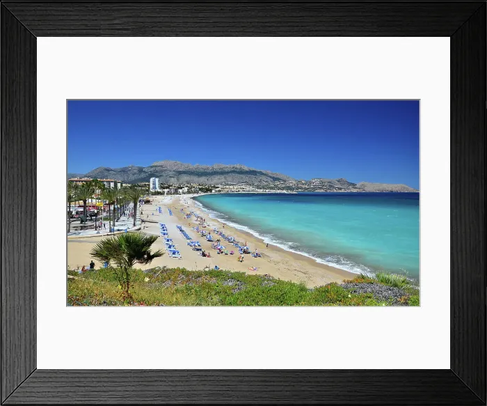 Framed Print : Playa del Albir, Alicante Framed Print : Playa del Albir, Alicante