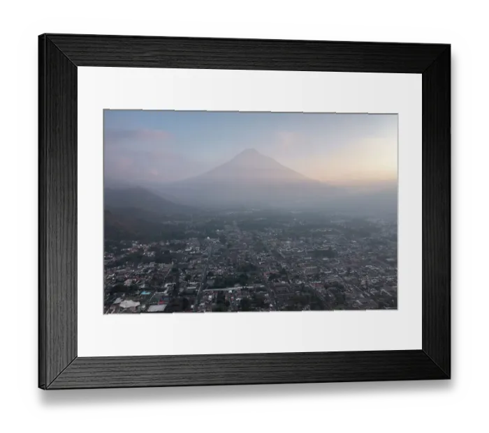 Framed Print : Guatemala. Volcano Agua, Guatemala Framed Print : Guatemala. Volcano Agua, Guatemala