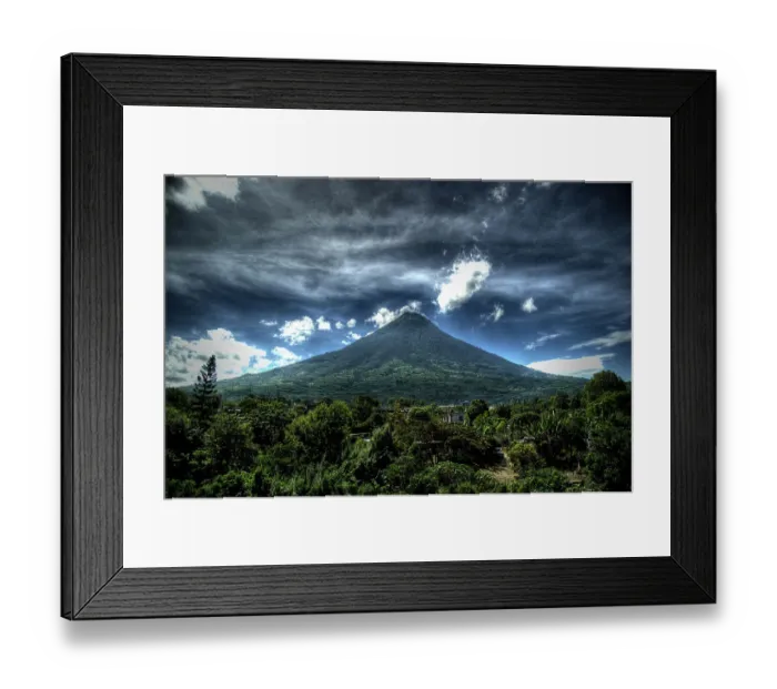 Framed Print : Volcano Agua, Guatemala Framed Print : Volcano Agua, Guatemala