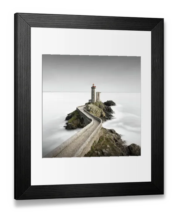 Framed Print : Minimalist long exposure in the square of the Phare de Petit Minou lighthouse on the coast of Brittany, France Framed Print : Minimalist long exposure in the square of the Phare de Petit Minou lighthouse on the coast of Brittany, France