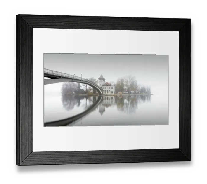 Framed Print : Autumn atmosphere at the Abbey Bridge and Island of Youth in Treptower Park, Berlin, Germany Framed Print : Autumn atmosphere at the Abbey Bridge and Island of Youth in Treptower Park, Berlin, Germany