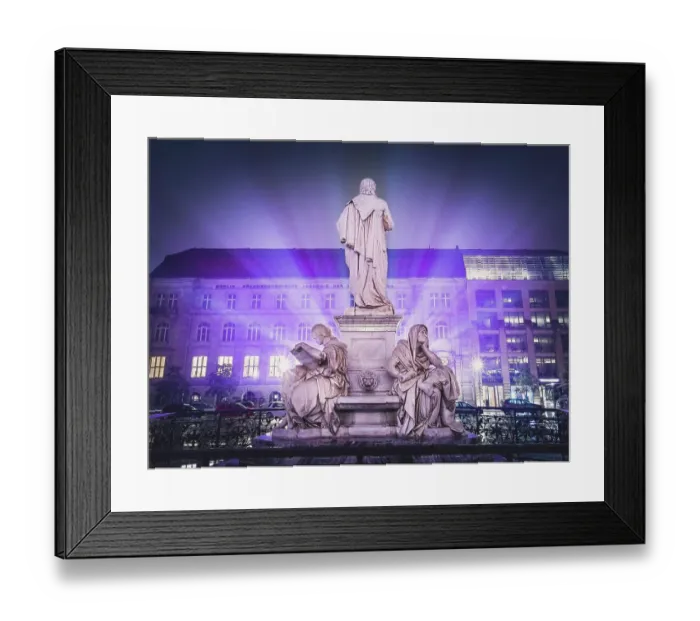 Framed Print : Schiller Memorial, Gendarmenmarkt, Berlin, Deutschland Framed Print : Schiller Memorial, Gendarmenmarkt, Berlin, Deutschland