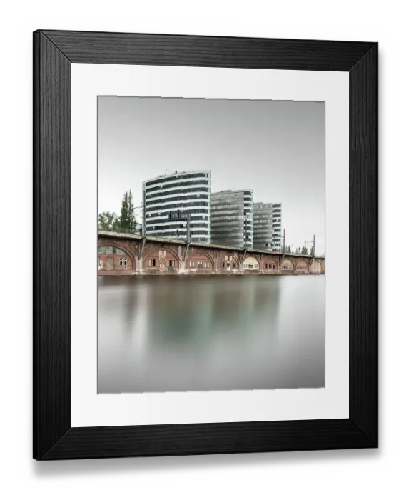 Framed Print : Trias Towers on the Spree, Berlin, Germany Framed Print : Trias Towers on the Spree, Berlin, Germany