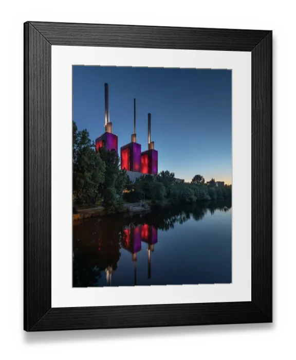 Framed Print : Linden power plant, Hanover, Germany Framed Print : Linden power plant, Hanover, Germany