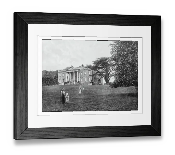 Framed Print : Antique London's photographs: Claremont, Esher Framed Print : Antique London's photographs: Claremont, Esher