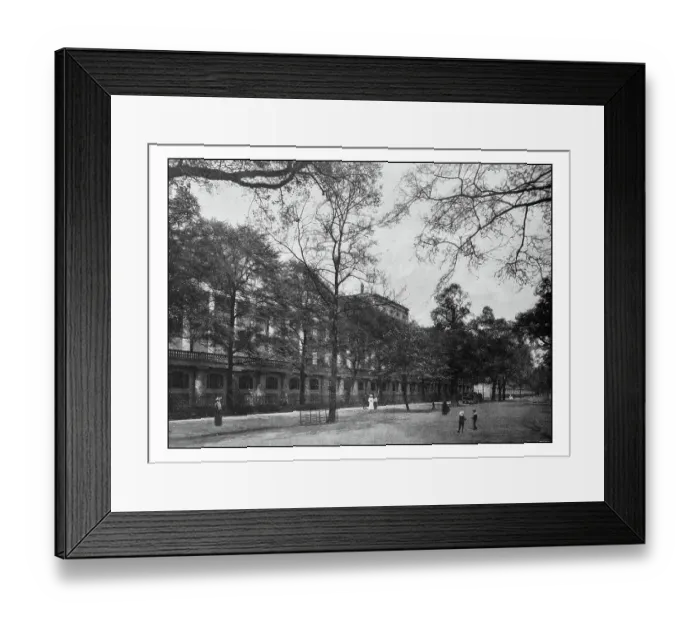 Framed Print : Antique London's photographs: Carlton House Terrace