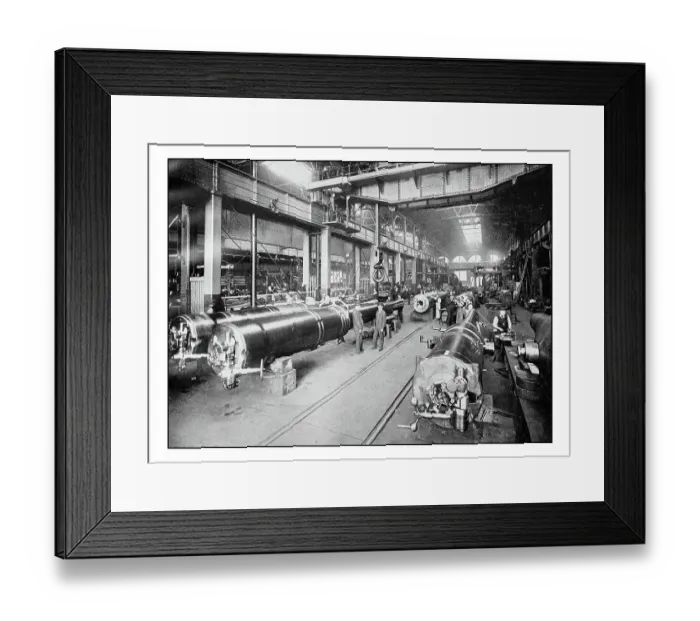 Framed Print : Antique London's photographs: Royal gun factory, Woolwich Arsenal Framed Print : Antique London's photographs: Royal gun factory, Woolwich Arsenal