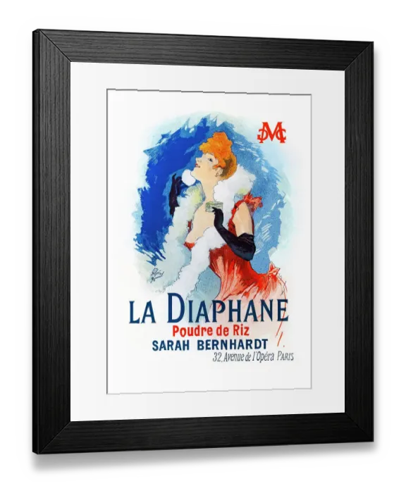 Framed Print : Art nouveau billboard woman Sarah Bernhardt 1897 Framed Print : Art nouveau billboard woman Sarah Bernhardt 1897