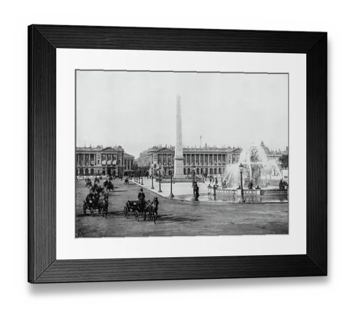 Framed Print : Antique photograph of World's famous sites: Paris Framed Print : Antique photograph of World's famous sites: Paris