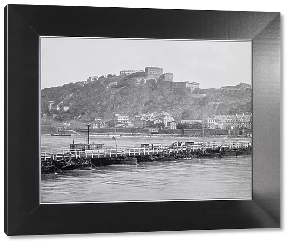 Antique photograph of World's famous sites: Koblenz, Germany