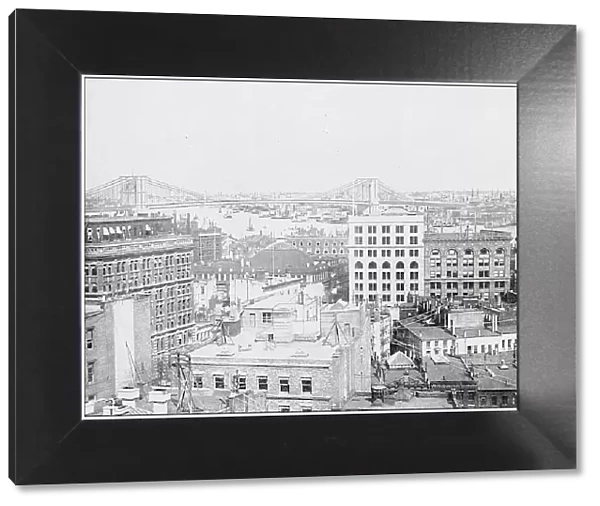 Antique photograph of World's famous sites: New York City, USA