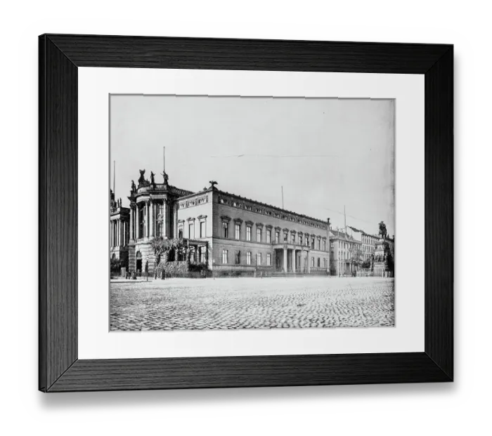 Framed Print : Antique photograph of World's famous sites: Emperor's Palace, Berlin, Germany Framed Print : Antique photograph of World's famous sites: Emperor's Palace, Berlin, Germany