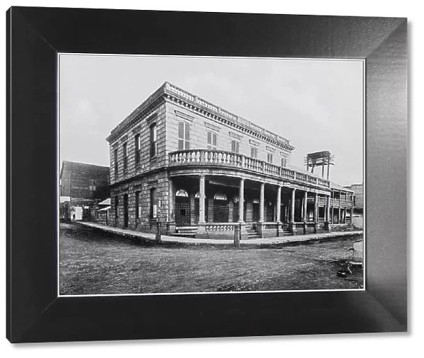 Antique historical photographs from the US Navy and Army: Post Office, Honolulu, Hawaii