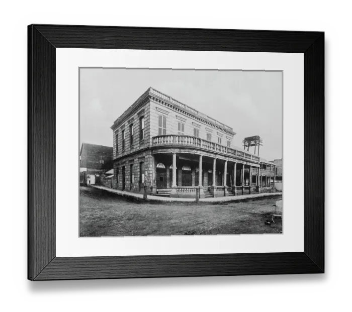 Framed Print : Antique historical photographs from the US Navy and Army: Post Office, Honolulu, Hawaii Framed Print : Antique historical photographs from the US Navy and Army: Post Office, Honolulu, Hawaii