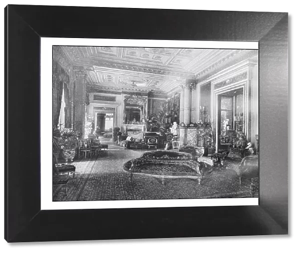 Antique London's photographs: Drawing room in Marlborough House