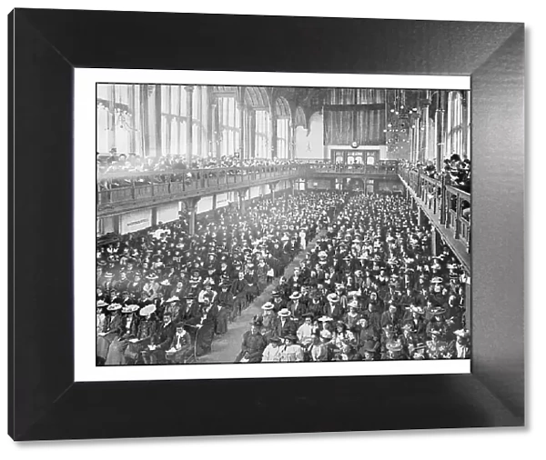 Antique London's photographs: Missionary meeting in Church House, Westminster