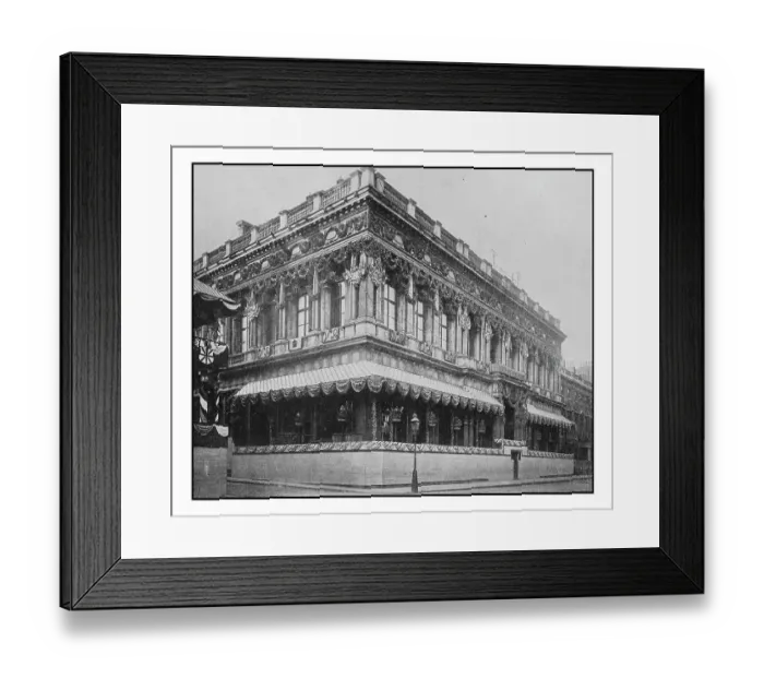 Framed Print : Antique London's photographs: Decorations at the Carlton Club and Marlborough House Framed Print : Antique London's photographs: Decorations at the Carlton Club and Marlborough House