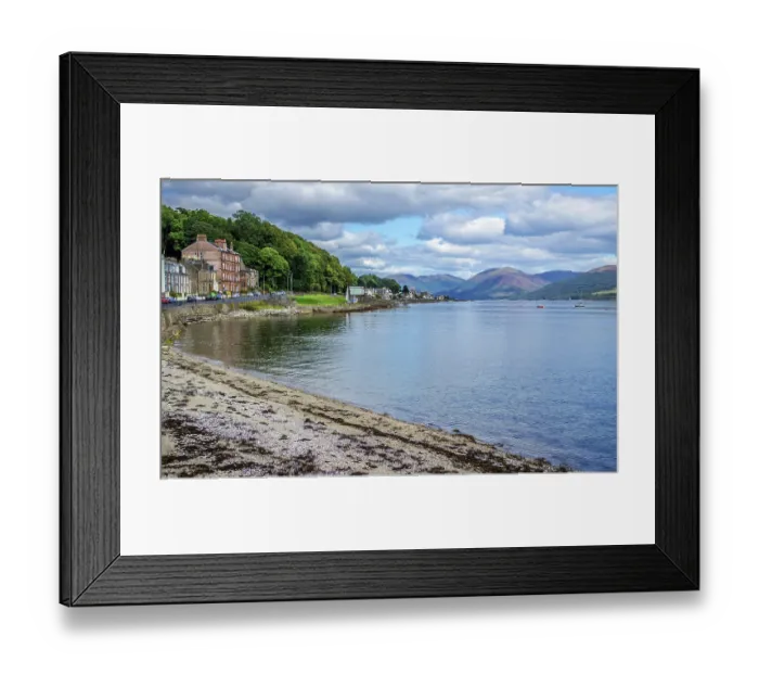 Framed Print : Sea Front, Rothesay, Isle of Bute Framed Print : Sea Front, Rothesay, Isle of Bute
