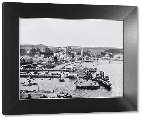Antique photograph of seaside towns of Great Britain and Ireland: Rothesay