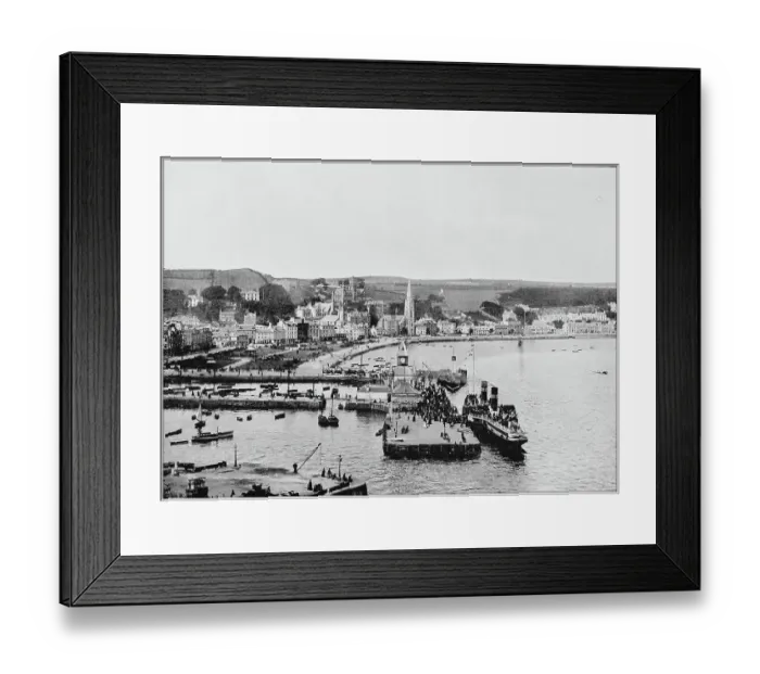 Framed Print : Antique photograph of seaside towns of Great Britain and Ireland: Rothesay Framed Print : Antique photograph of seaside towns of Great Britain and Ireland: Rothesay