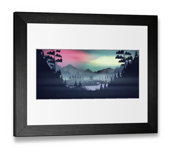 Framed Print : Web. Northern Lights Framed Print : Web. Northern Lights