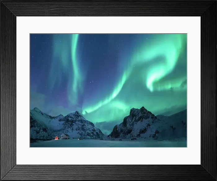 Framed Print : Aurora Display Framed Print : Aurora Display