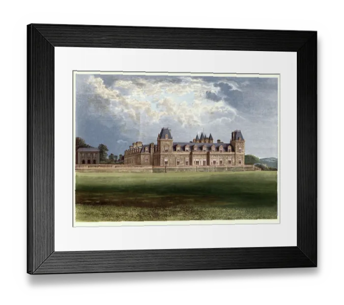 Framed Print : History English Architecture, manor house, Stevenstone house, Devon, 19th Century Landscape Art Framed Print : History English Architecture, manor house, Stevenstone house, Devon, 19th Century Landscape Art