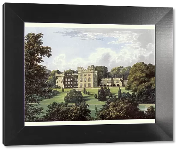 History English Architecture, country house, Hutton Hall, Hutton-in-the-Forest, 19th Century Landscape Art